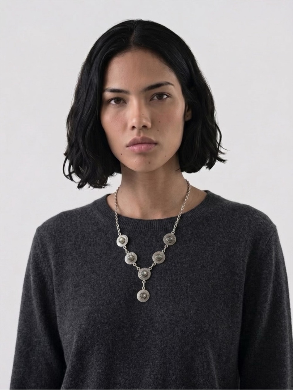 LABRADORITE  WHIMSICAL NECKLACE